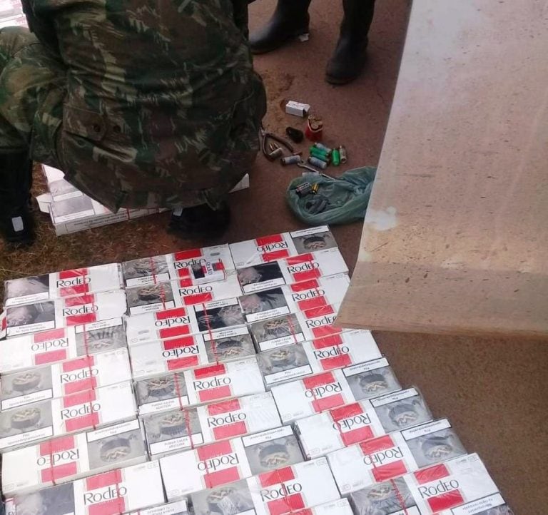 Gendarmes se quedaron con cigarrillos de contrabando