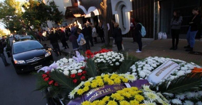 Despiden los restos de Julio César Toresani (El Litoral)