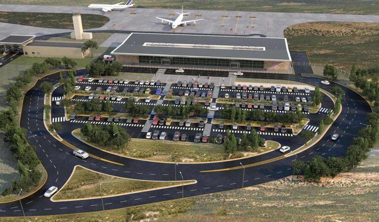 Iniciaron obras de ampliación en el Aeropuerto de La Rioja