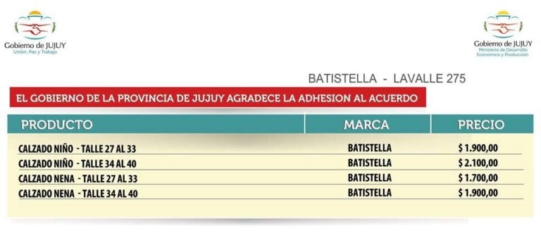 Precios cuidados en zapatos escolares