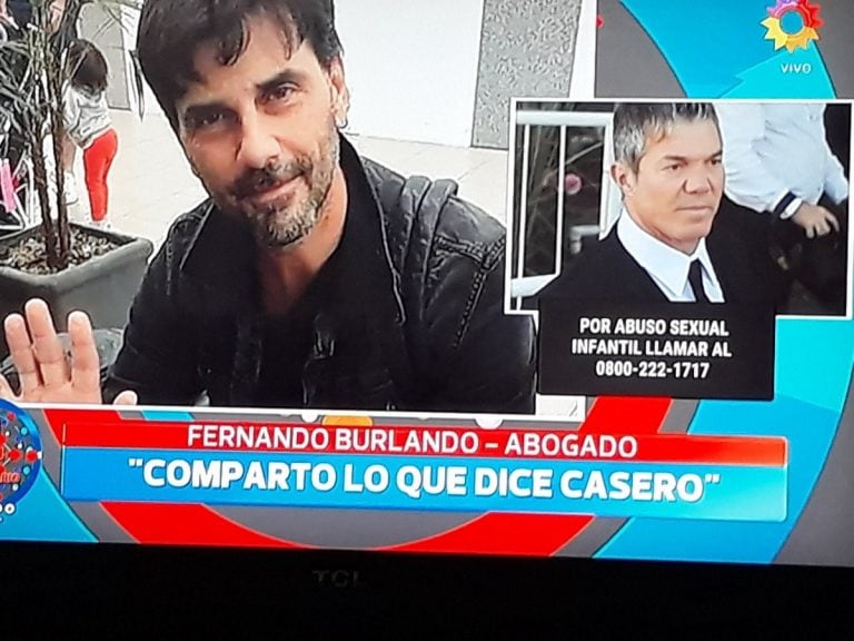 Fernando Burlando bancó a Juan Darthés.