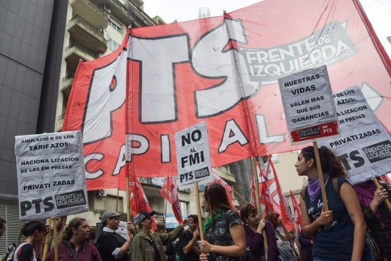 Movilizaciones contre el acuerdo con el FMI.