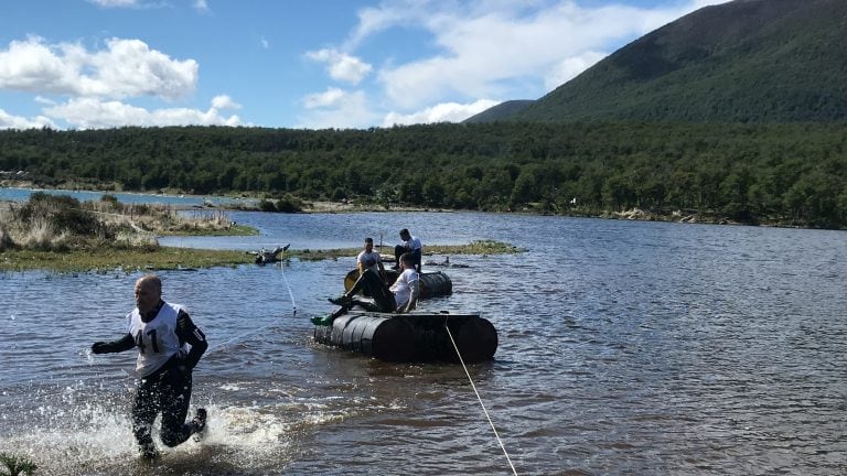 Prueba "puente" en Tolhuin Extremo IV, Laguna del Indio