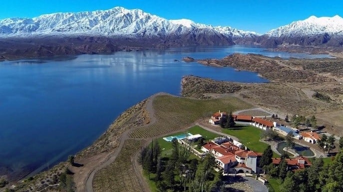 El actual embalse de Potrerillos tendrá mejoras.