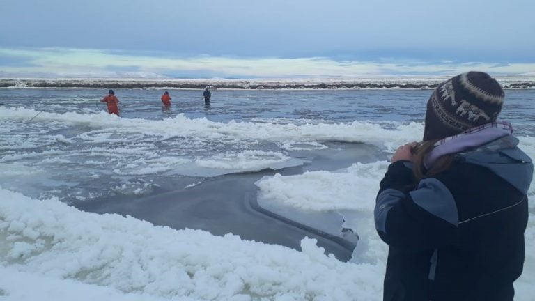 Operativo en la Toma de agua, Río Grande