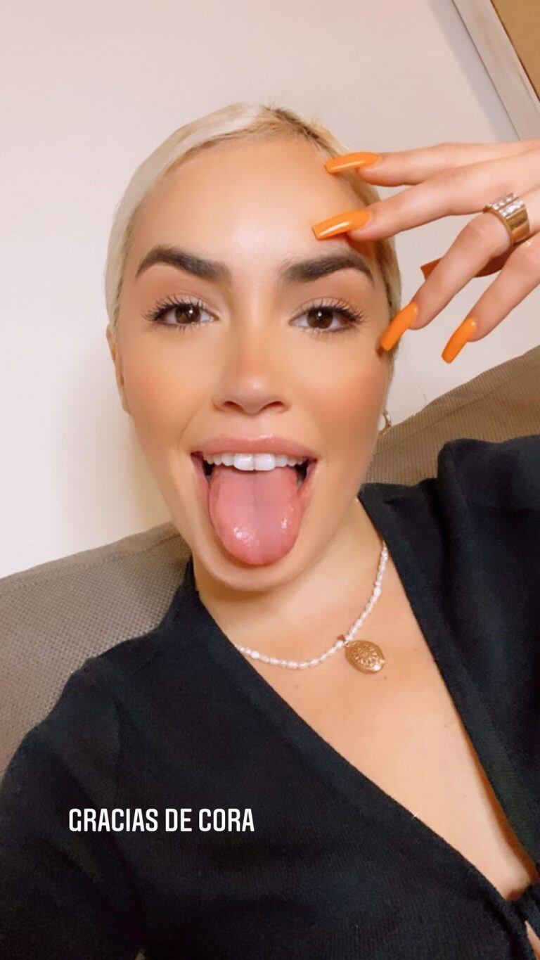 Lali Espósito se mostró feliz en las redes (Instagram/@lalioficial)