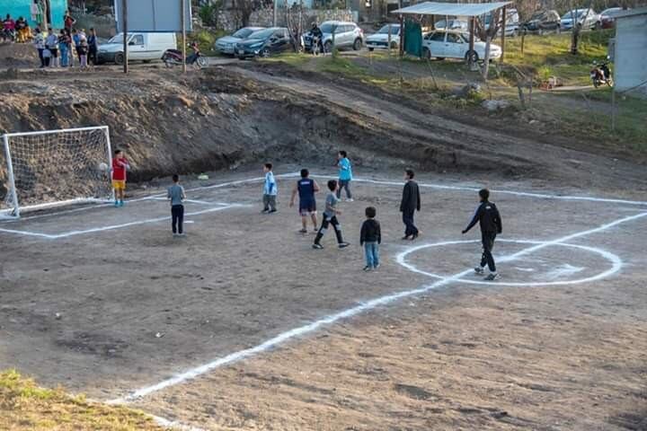 Nueva cancha de fútbol para B° Villa Oviedo