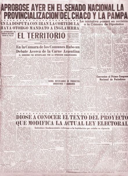 El Territorio era el diario de mayor tirada de la época