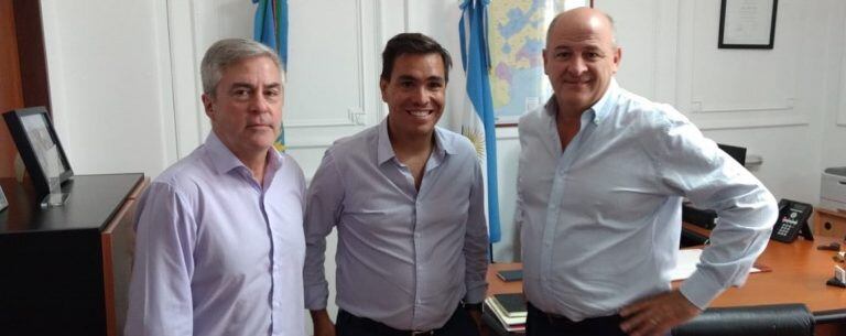 Guillermo Burgos, Javier Tizado y Mariano Uset