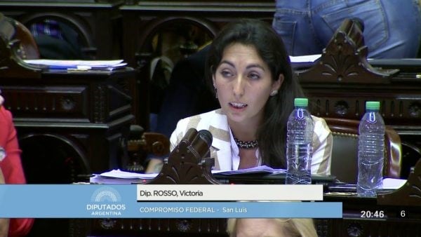 Victoria Rosso, de Compromiso Federal de San Luis.