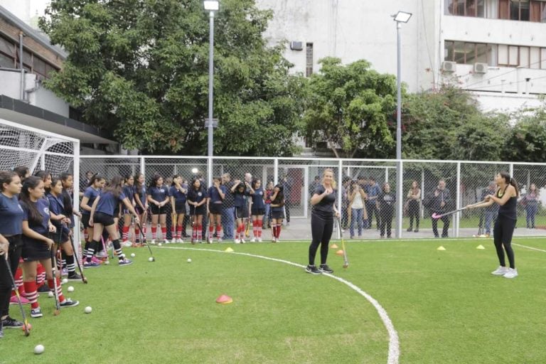 Diego Santilli en la inauguración.