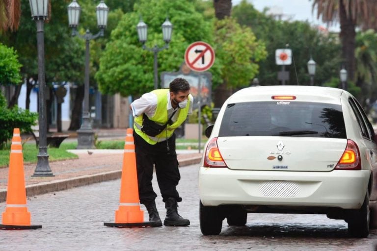 Controles vehiculares en Rafaela por la pandemia de coronavirus