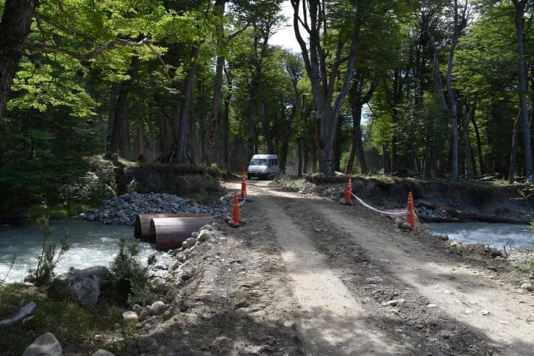 reparan ruta lago del desierto