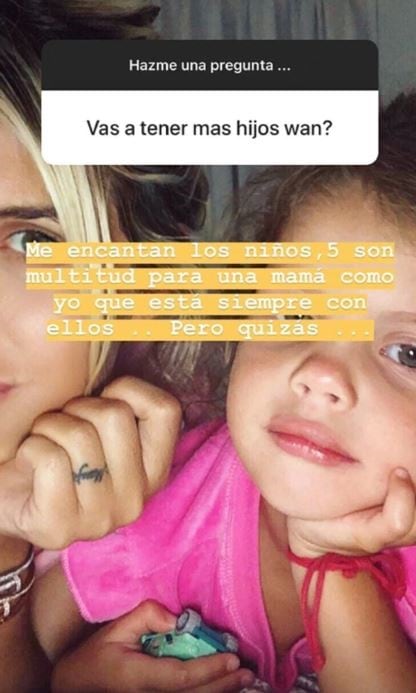 Wanda respondió de todo en Instagram.