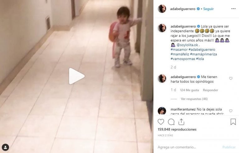 Adabel Guerrero se enojó (Foto: Instagram)