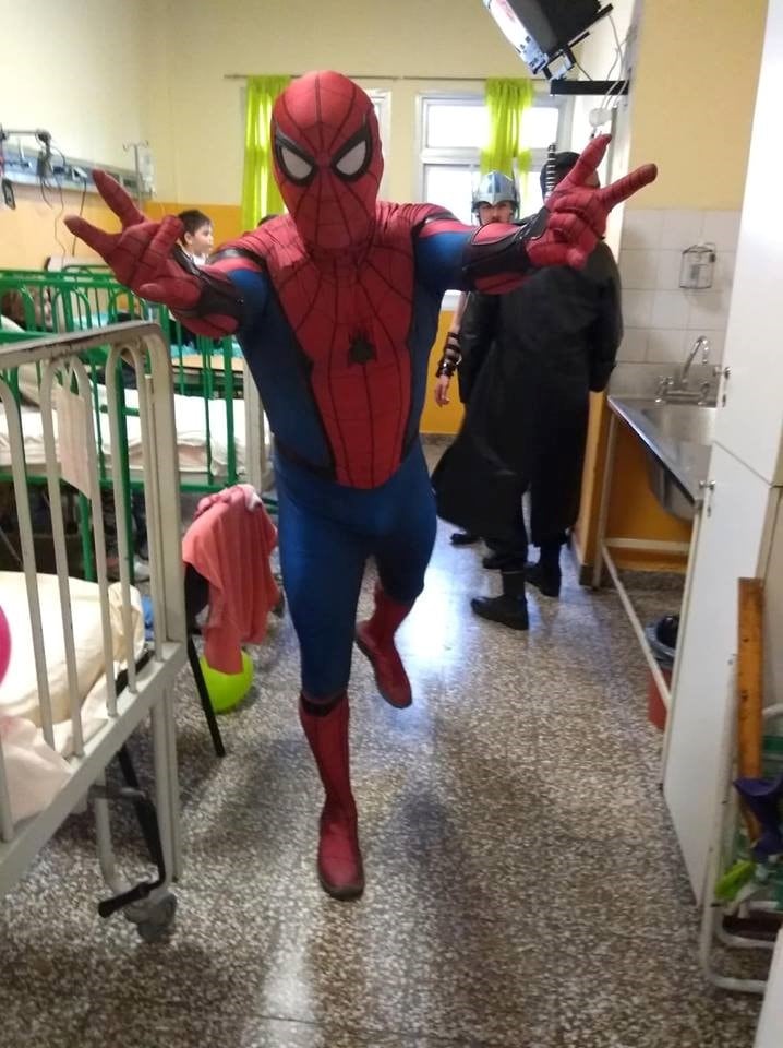 El Hombre Araña cordobés es policía y se llama Maximiliano Leiva.