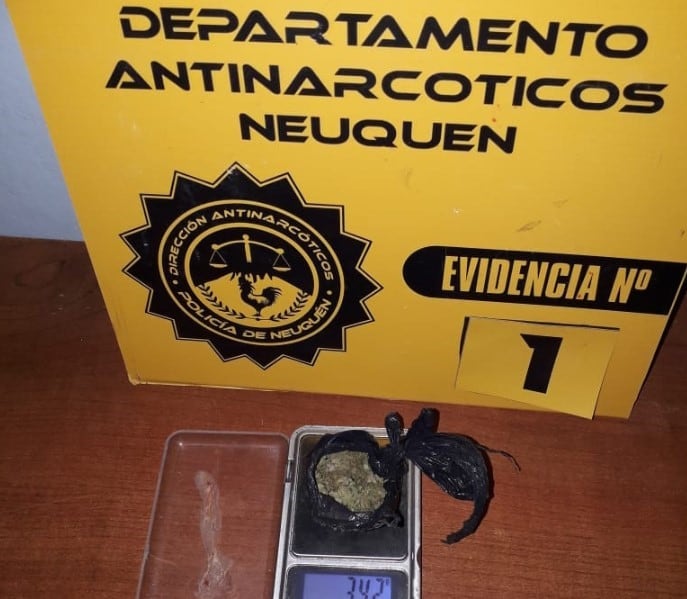 Incautan droga en Unidades de Detención neuquinas