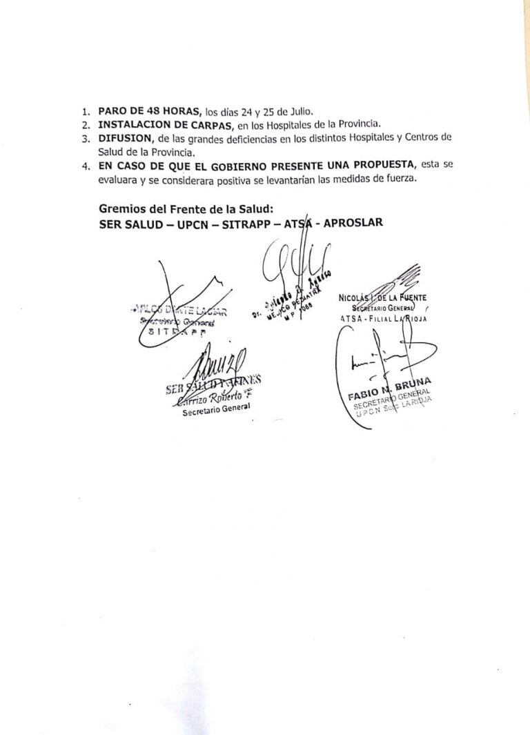 Documento de Salud