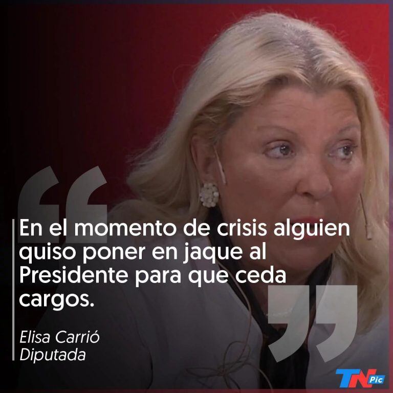 Carrió con Lanata