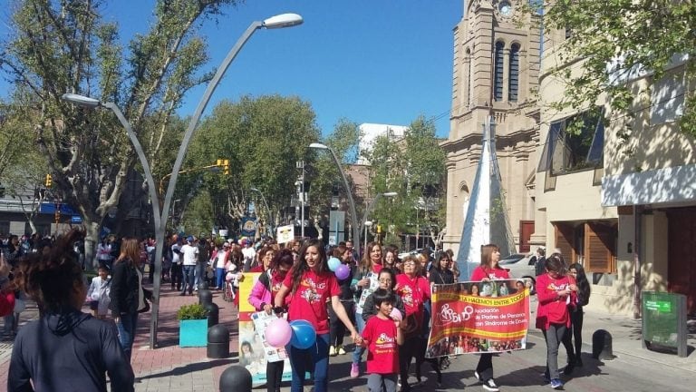 Villa Mercedes marchó por octava vez por la inclusión de personas con discapacidades.