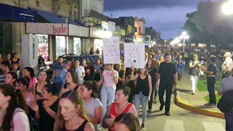 La marcha tuvo como epicentro la Plaza San Martín. (Esperanza Día Por Día)