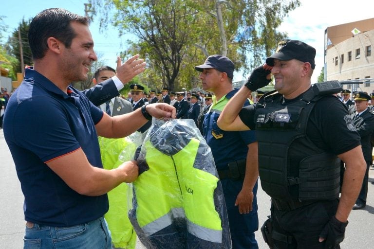 La Policía de San Luis celebró un nuevo aniversario. Foto: ANSL.