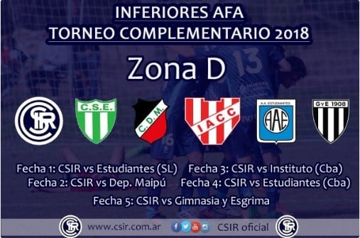 Fixture de Independiente Rivadavia.