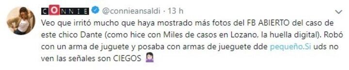 Las respuestas de Connie Ansaldi