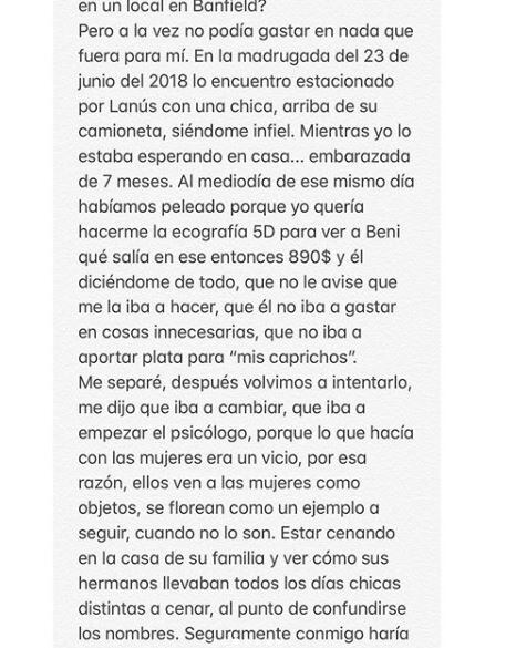 La expareja de Lautaro Acosta lo denunció por maltrato. (Instagram)