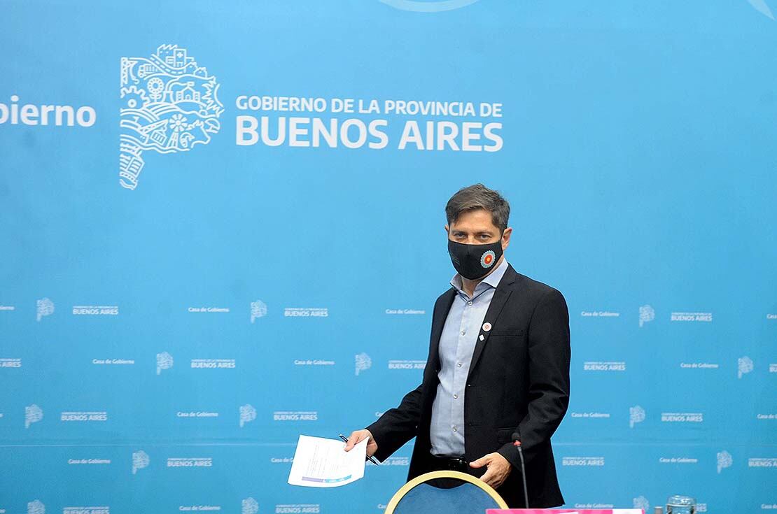 Axel Kicillof fue uno de los impulsores de implementar el pase sanitario en la provincia de Buenos Aires Eva Cabrera - Telam