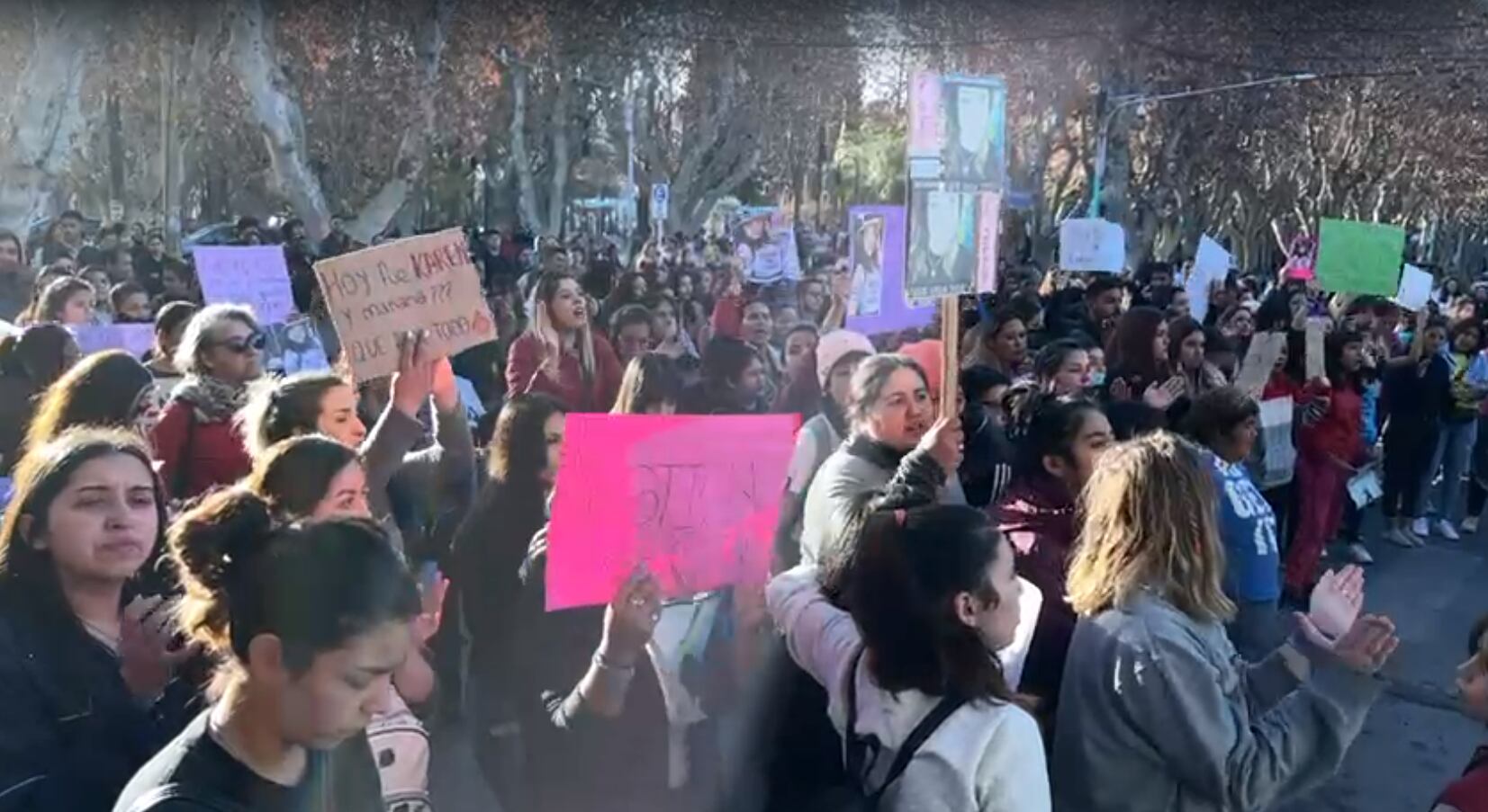 Marcharon por el femicidio de Karen Ríos