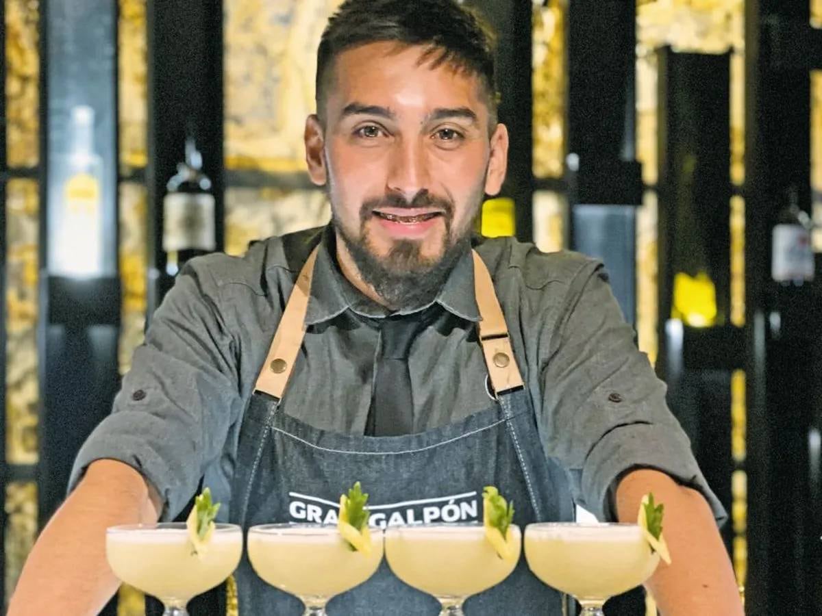 Nicolás Erazun y "Resiliencia" se quedaron con el tercer puesto en una competencia de cocteles.