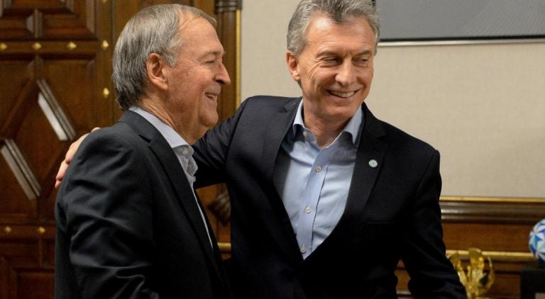 Schiaretti y Macri.