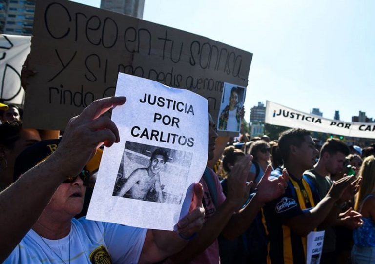 Marcha en reclamo de justicia por la muerte de Carlos Damián Orellano. (Multisectorial contra la Violencia Institucional)