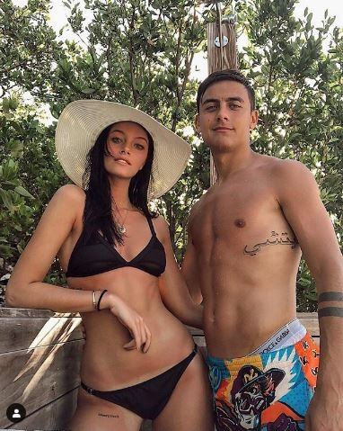 Oriana Sabatini y Paulo Dybala (Foto: Instagram)