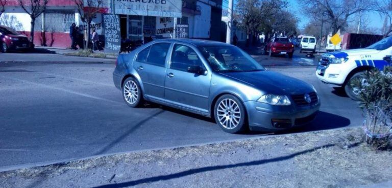 La Policía de San Luis secuestró el Volkswagen Bora.