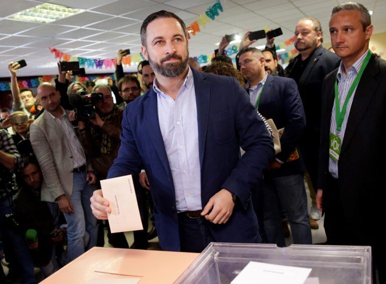 Santiago Abascal (Foto: AP /Andrea Comas).