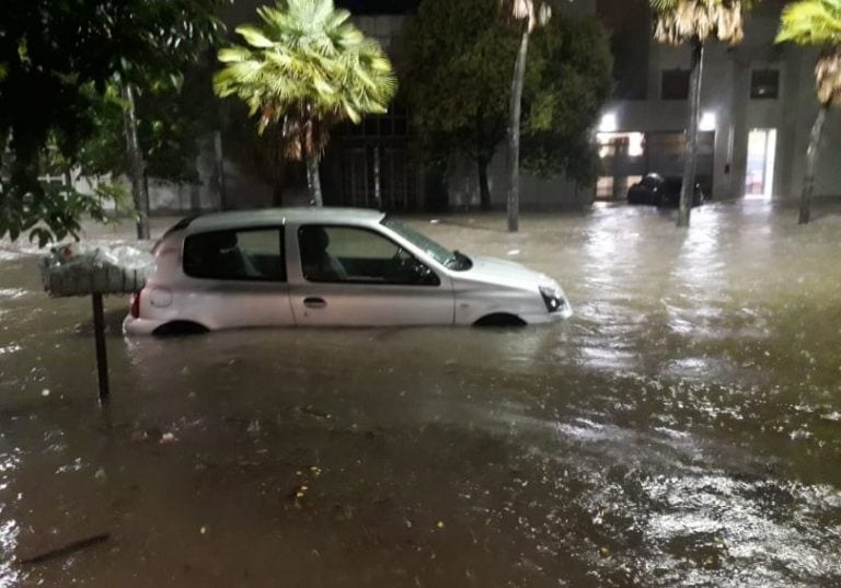 Temporal en Resistencia. (Foto: Diario Chaco)