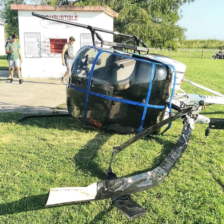 Accidente aéreo en Casilda: cayó un helicóptero (Día 7)