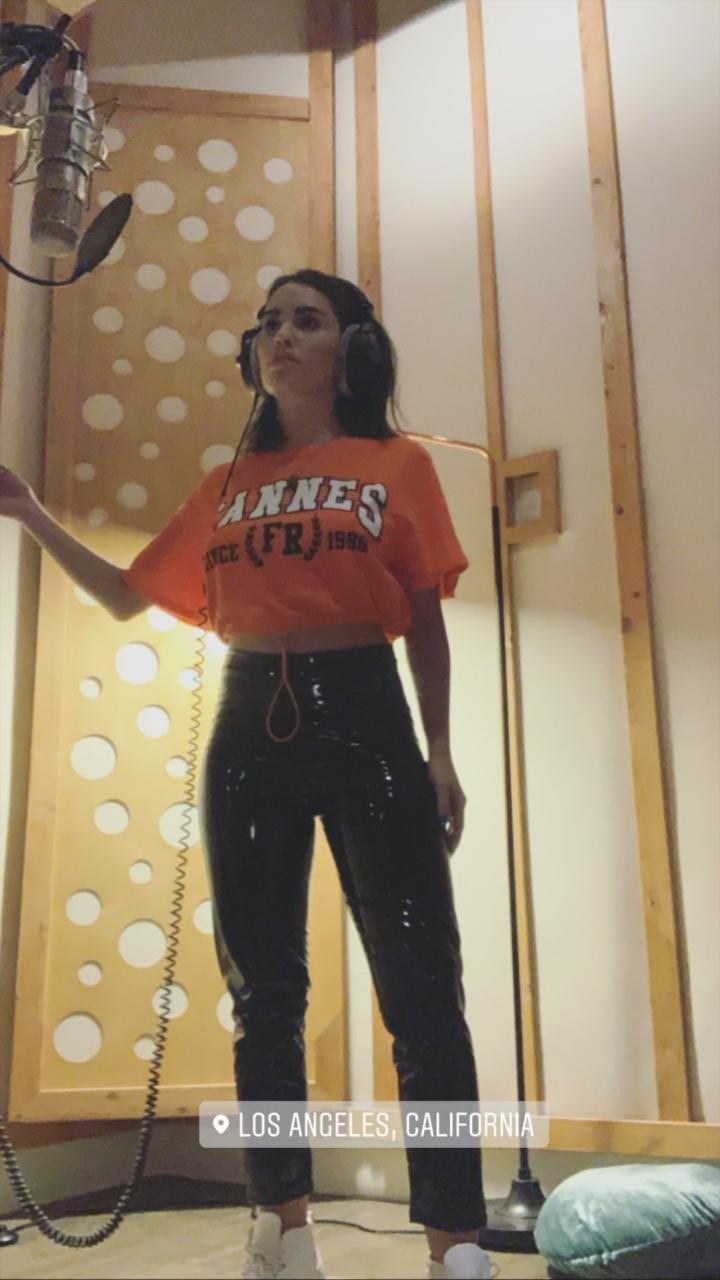 Lali grabando nuevo material en Los Ángeles (Foto: Instagram/lalioficial)