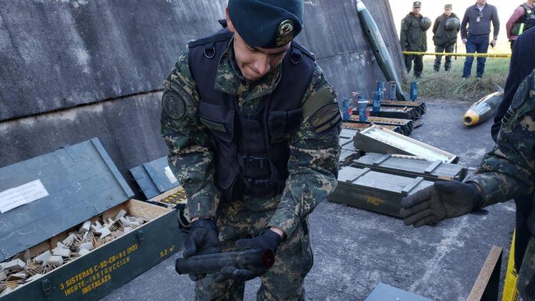 La ministra Bullrich da a conocer los resultados del secuestro de armas en Córdoba.