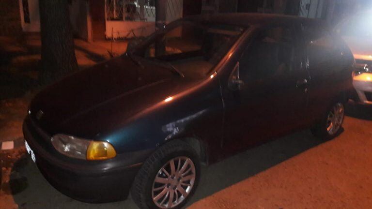 Los acusados guardaban las obleas dentro de un Fiat Palio. (@minsegsf)