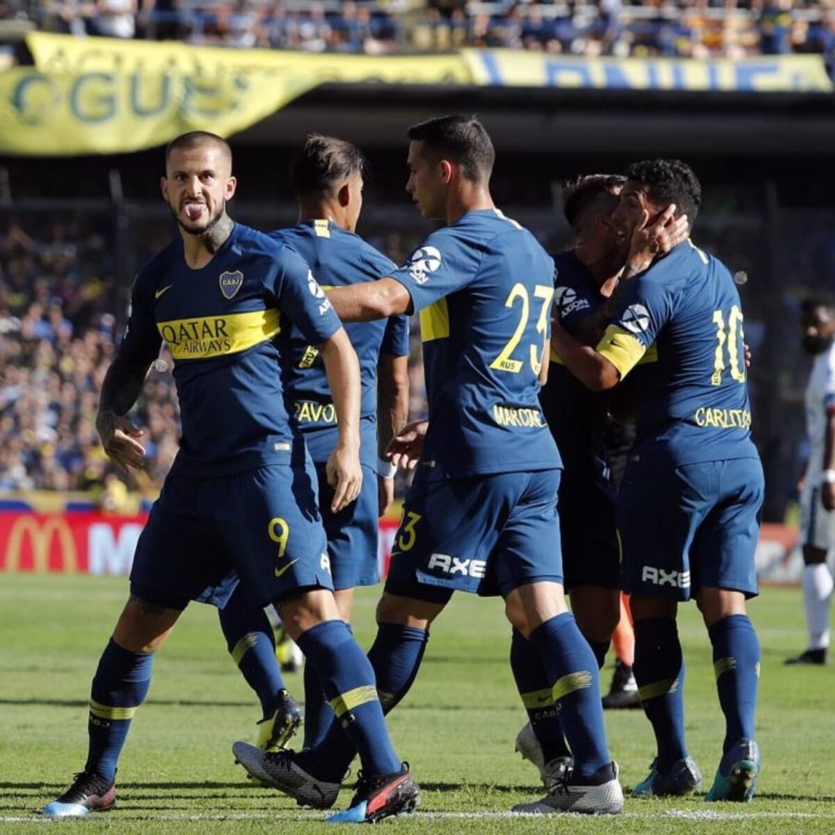 A Boca le costó pero venció 2-0 a Godoy Cruz en la Bombonera