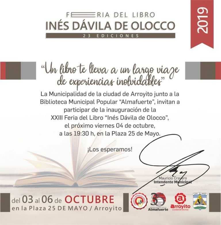 Feria del Libro Arroyito 2019