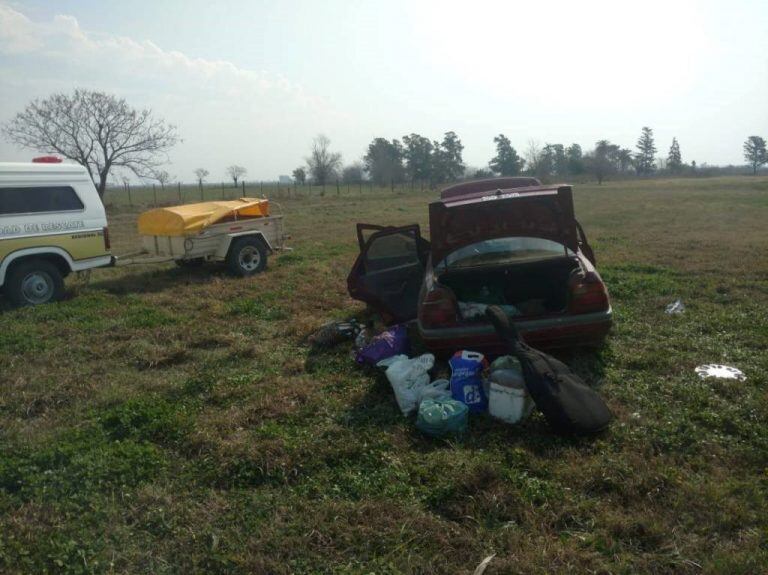 Dos personas resultaron heridas en otro choque sobre la ruta 34