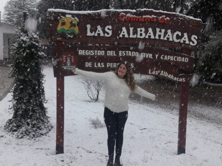 Las nevadas llegaron al sur provincia y agosto se despide con un paisaje vestido de blanco.