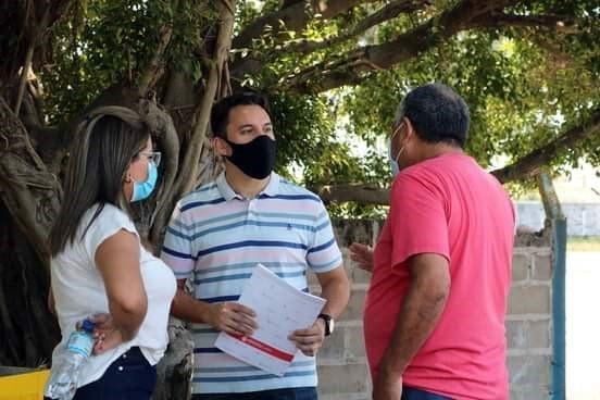 Visita de autoridades a instalaciones del Club Don Orione.