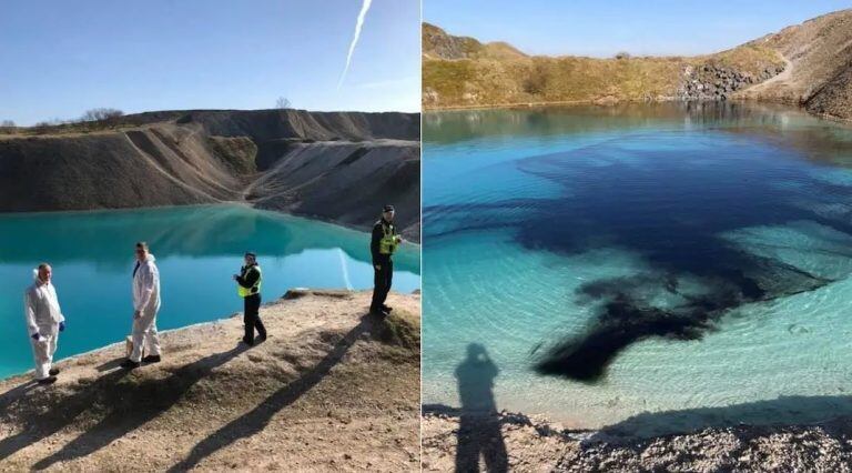 "Tiramos colorante al agua para que esta sea menos atractiva", explicaron.