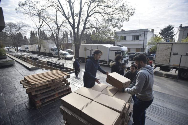 Llegaron las urnas a Córdoba.