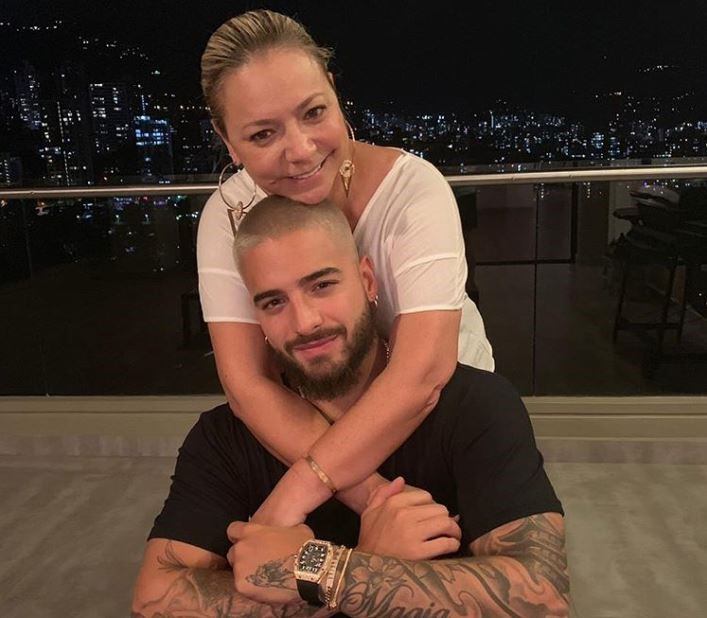 Maluma y su mamá (Foto: Instagram)